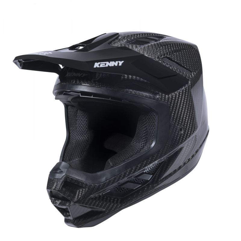 CAPACETE KENNY TITANIUM CARBON SHINY WHITE
