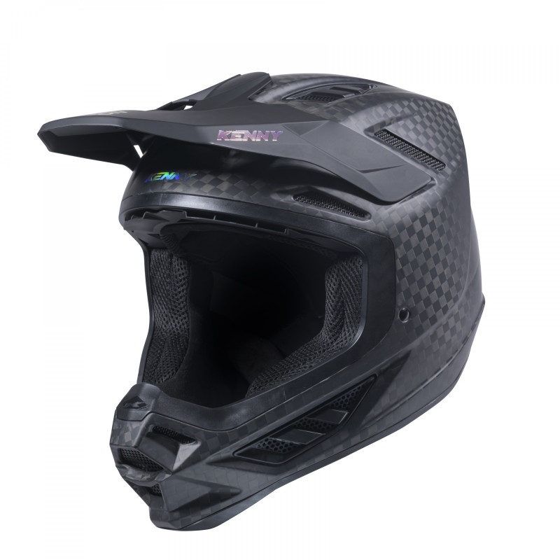 CAPACETE KENNY TITANIUM BIG CARBON MATT HOLOGRAPHIC