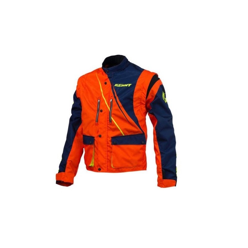 BLUSÃO KENNY TRACK BLUE/ORANGE